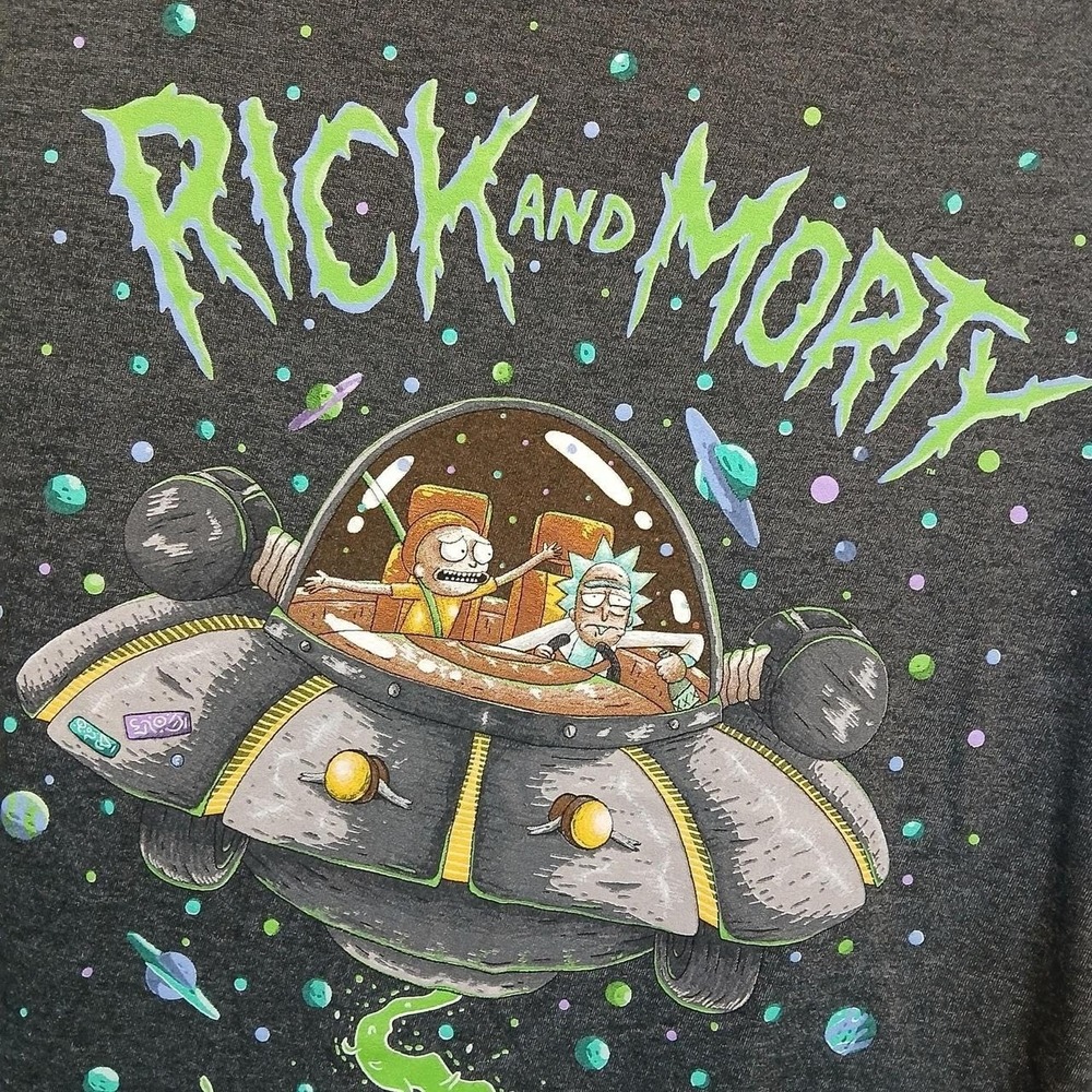 Rick and Morty sz XL Tshirt Cartoon Adult Swim Science Pickle Rick Sci-Fi